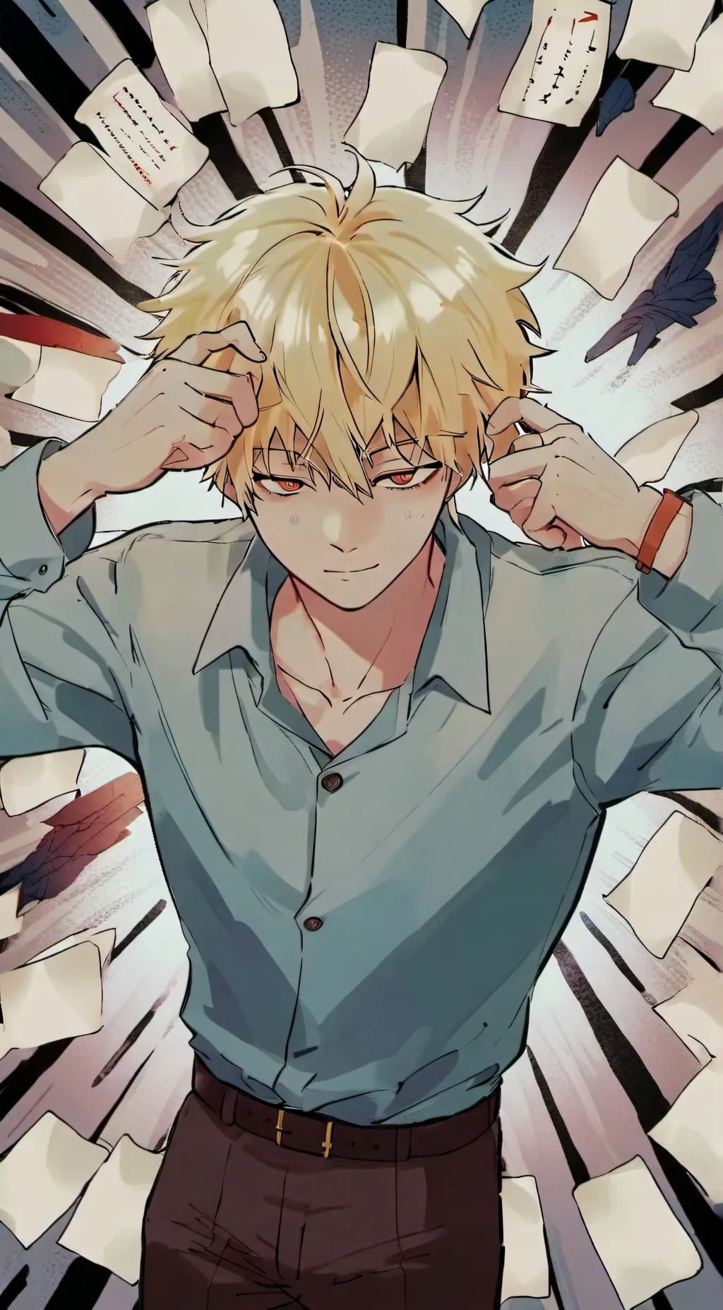 ai character: Kacchan💦🥵 (DkBk) background