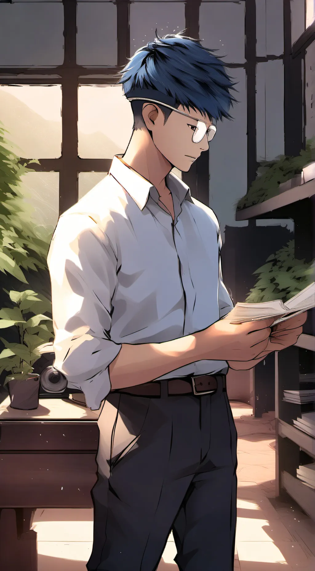 ai character: Sean 💕🌸 background