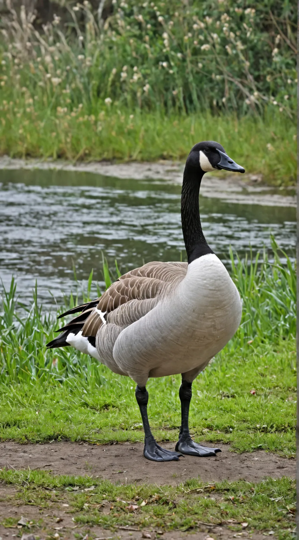 ai character: Goose background