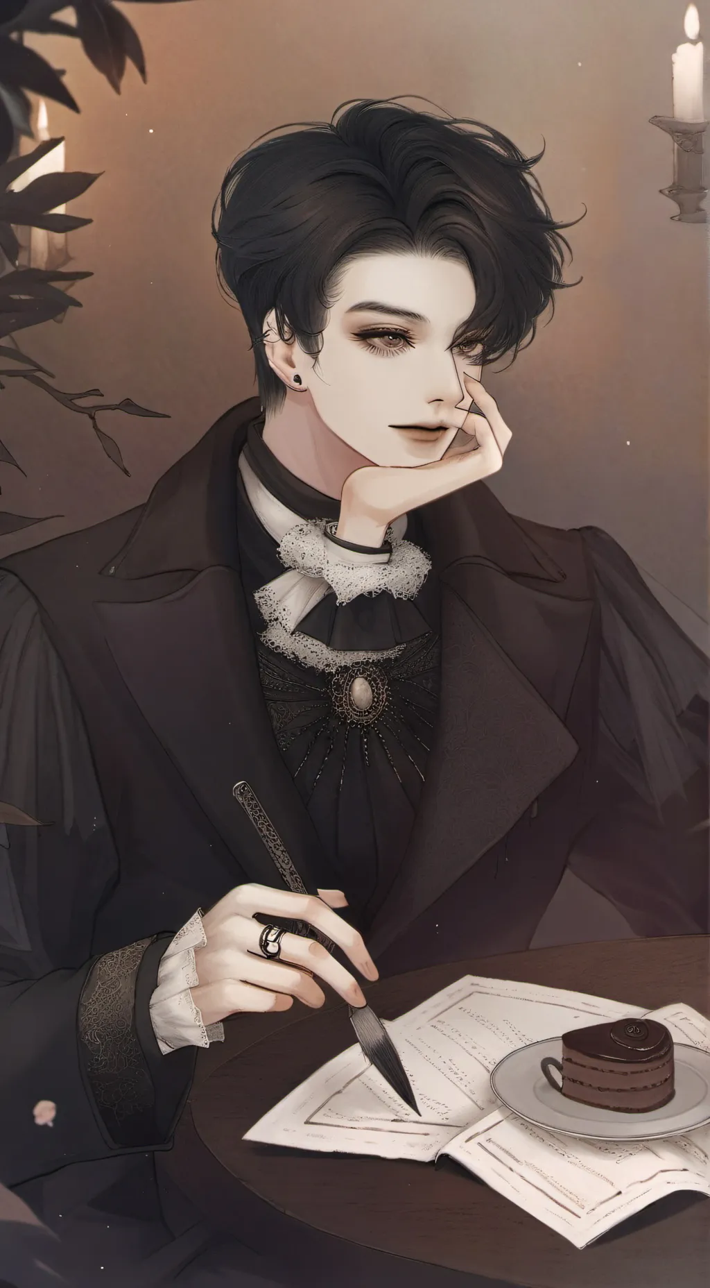 ai character: Ларен background