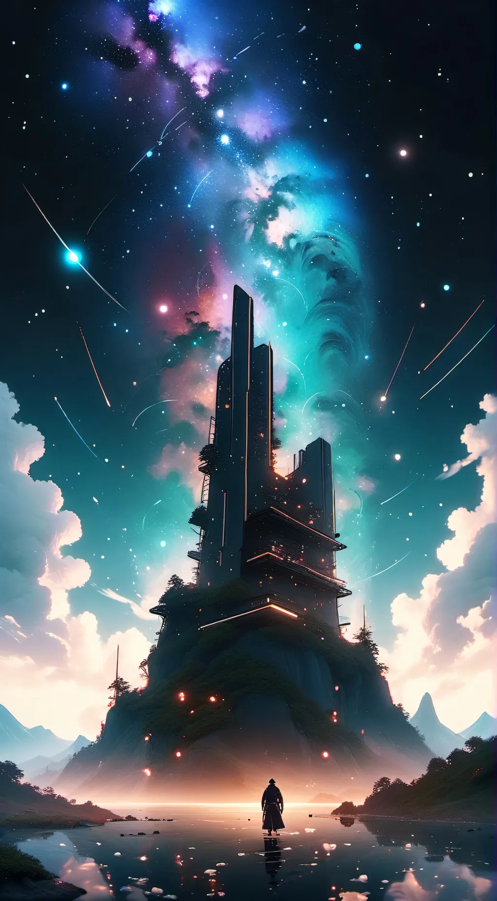 ai character: 星空漫步者 background