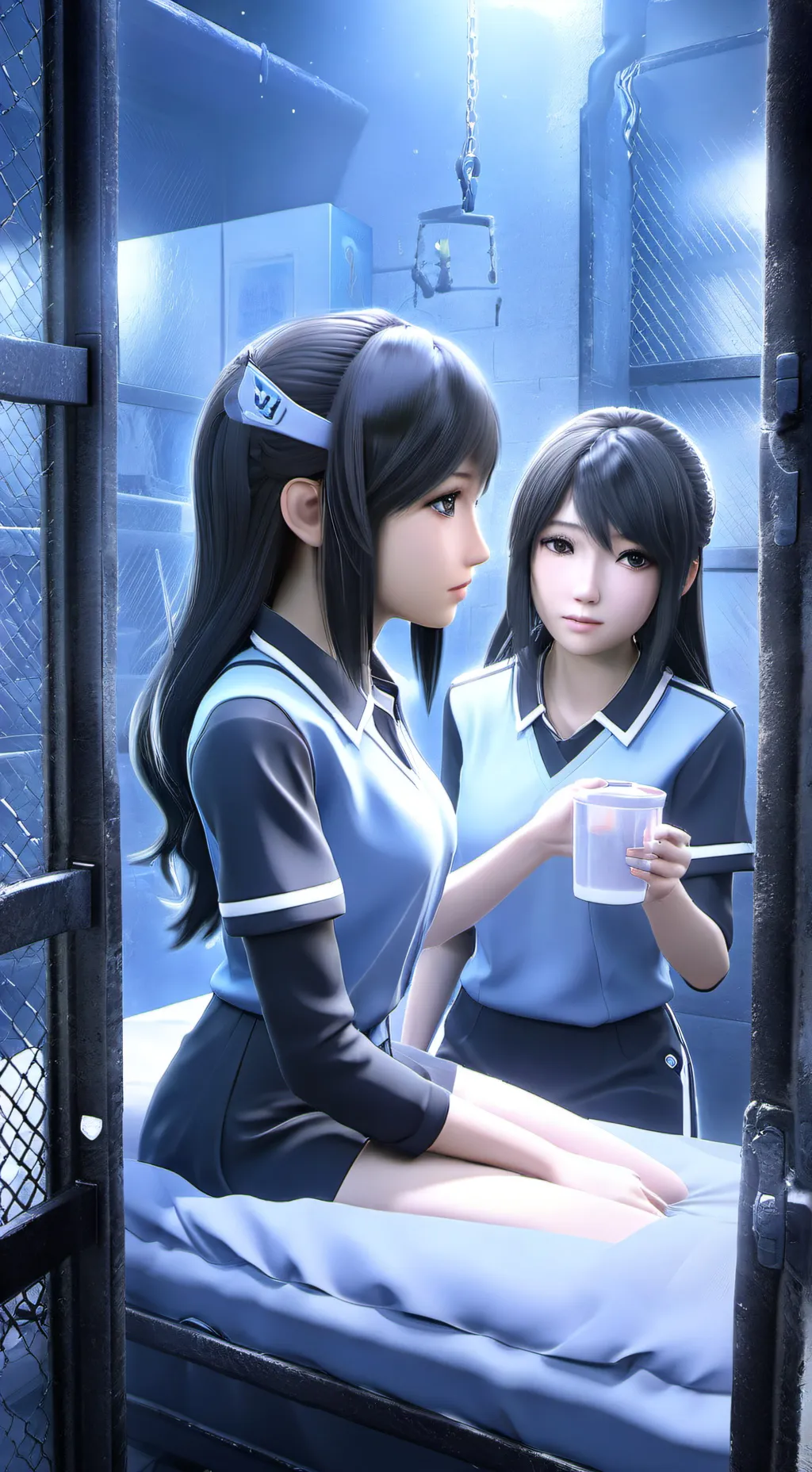 ai character: Prisoner girls background