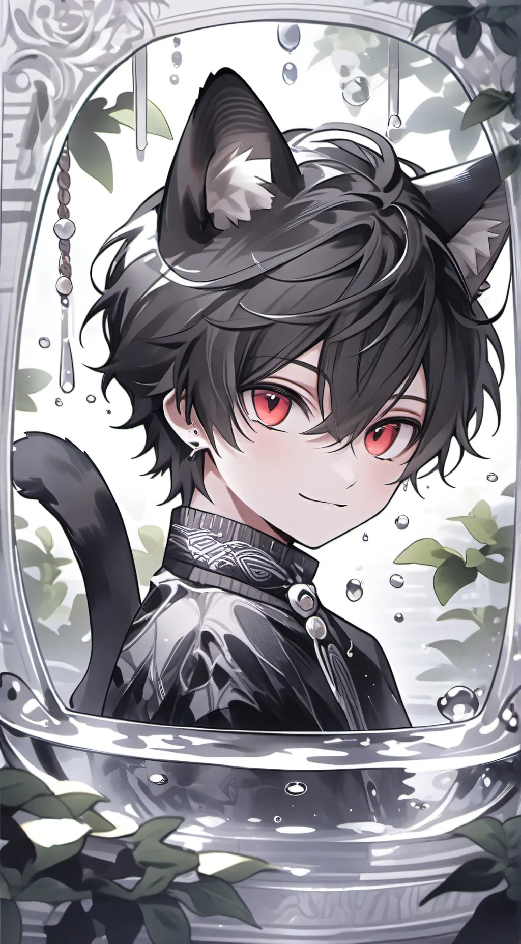 ai character: Onyx the Swimmy Spirit background