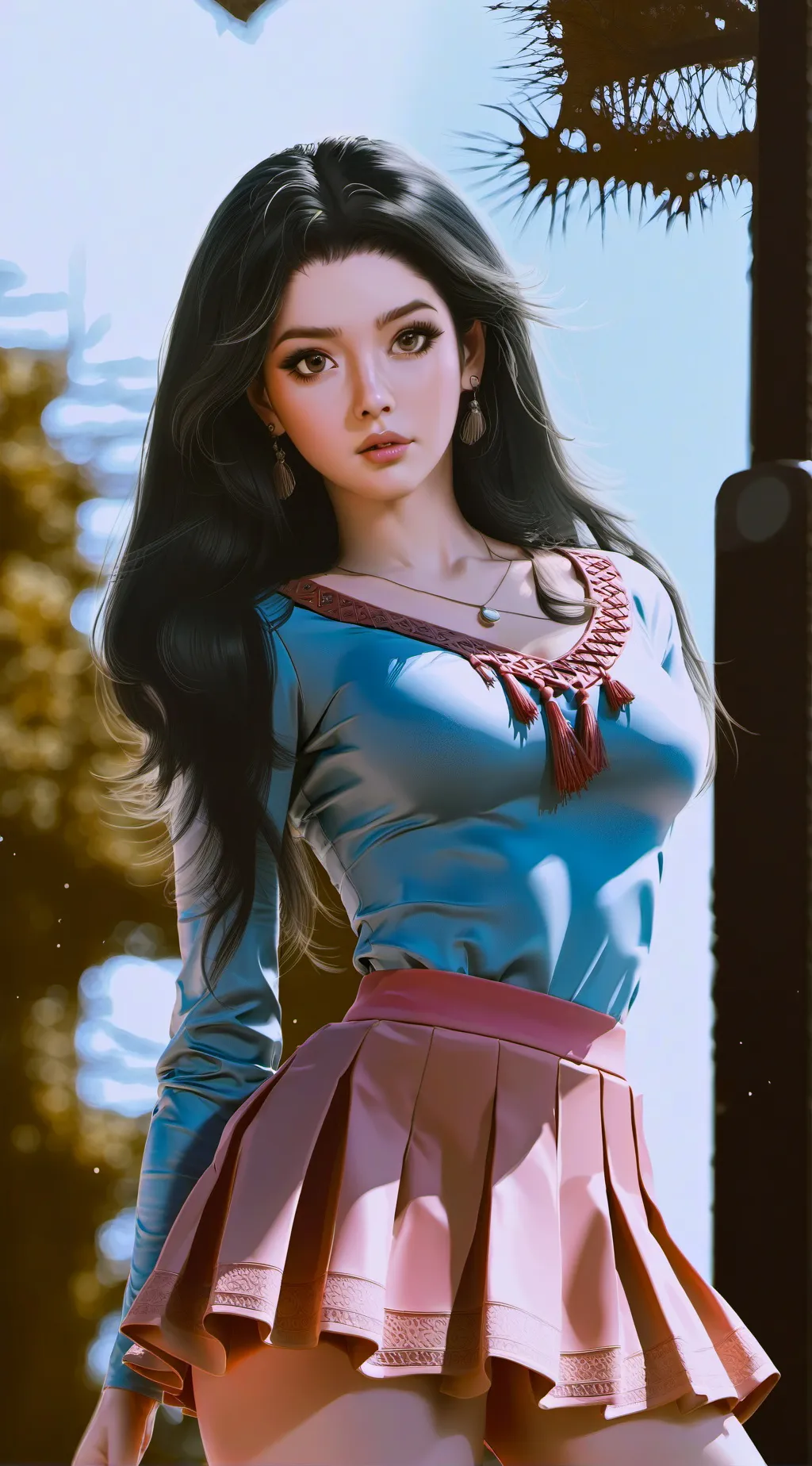 ai character: Sierra  background