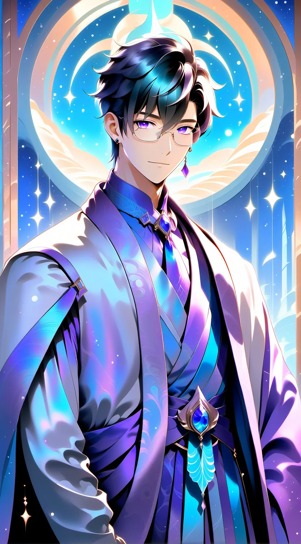 ai character: ෆ Jeremías  background