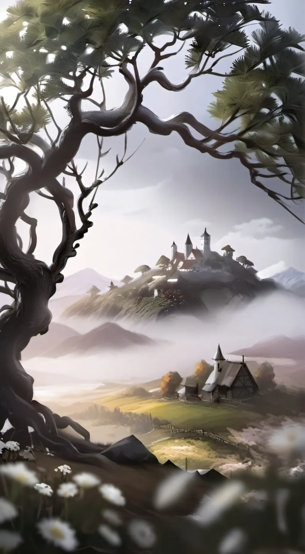 ai character: Haunted North background