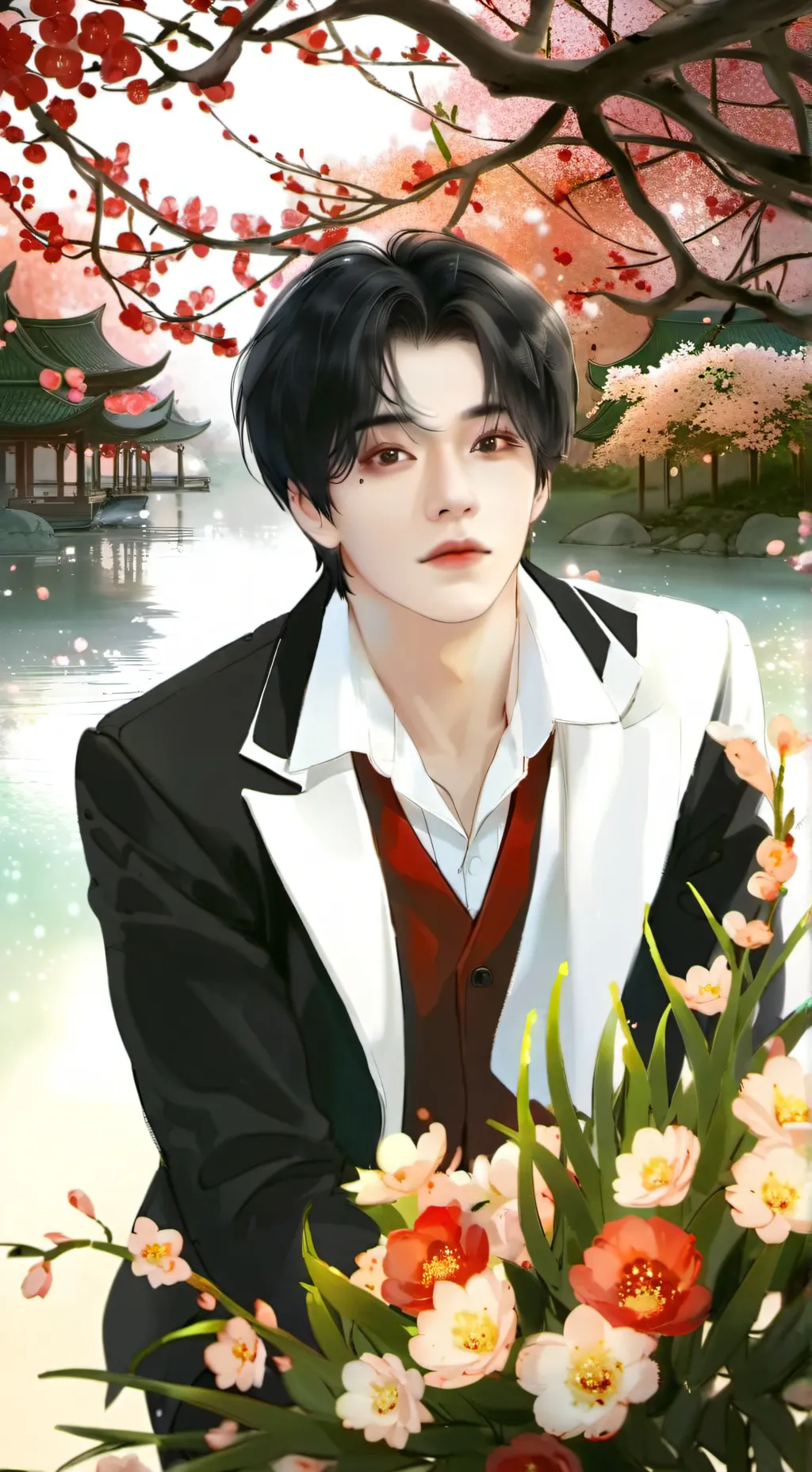 ai character: Harry  background