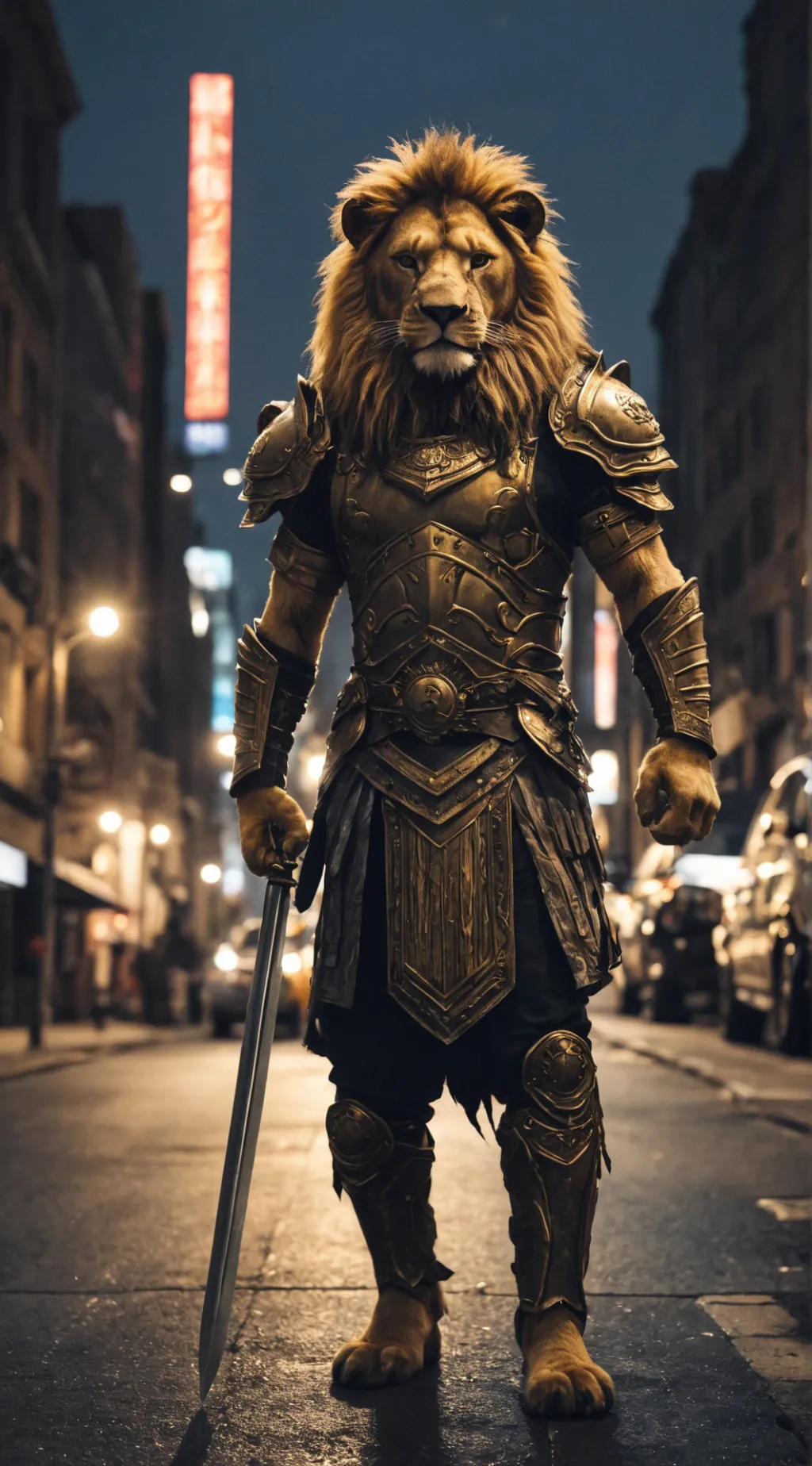 Talkie AI - Chat with ♌ Lion Warrior 
