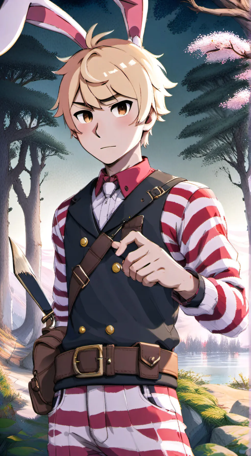 ai character: Popee Paraphone background