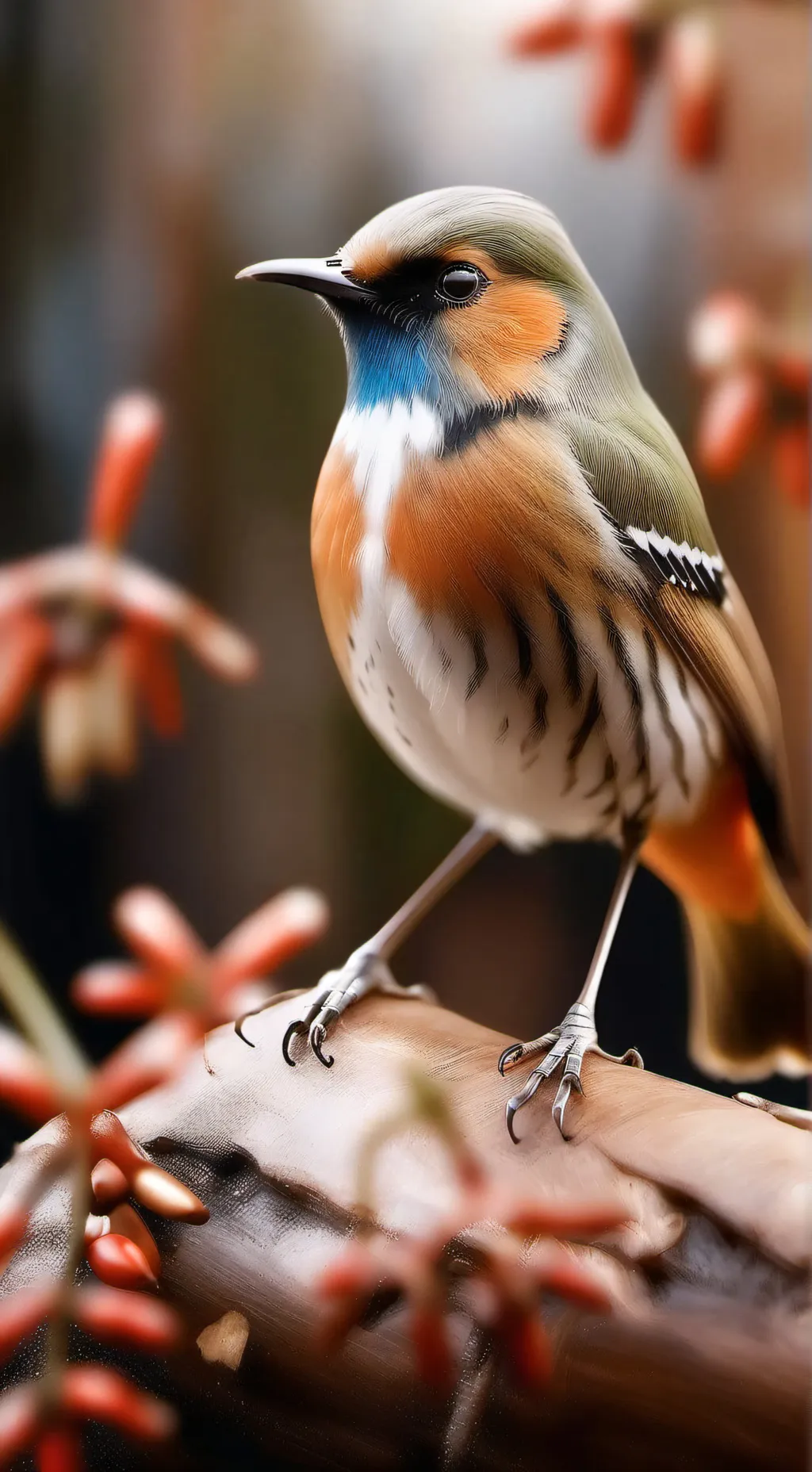 ai character: Burt the bird background