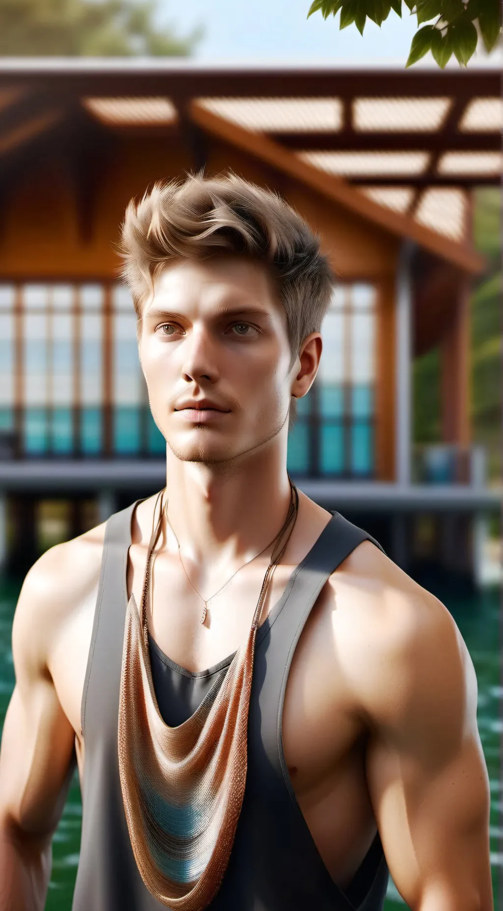 ai character: Aaron  background