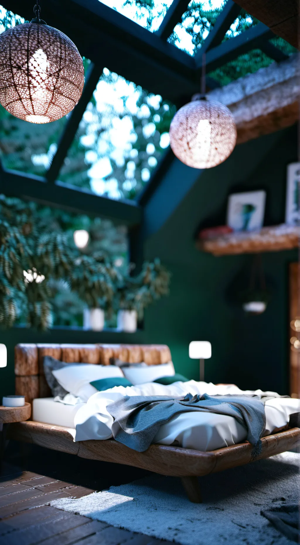 ai character: Sg sleepover background