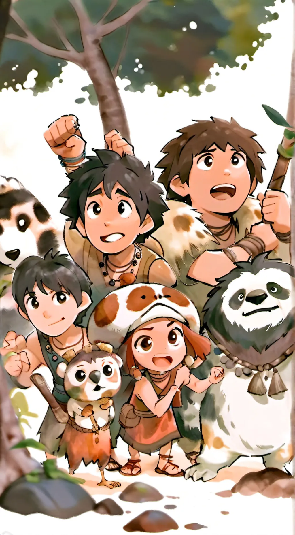 ai character: the croods background