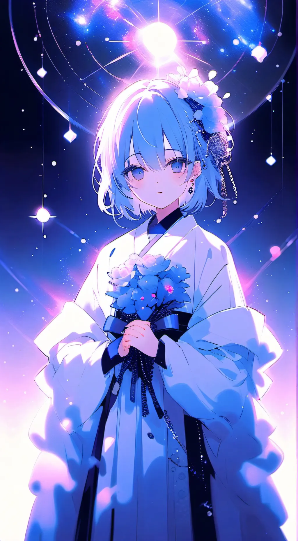 ai character: zodiac signs♊ background