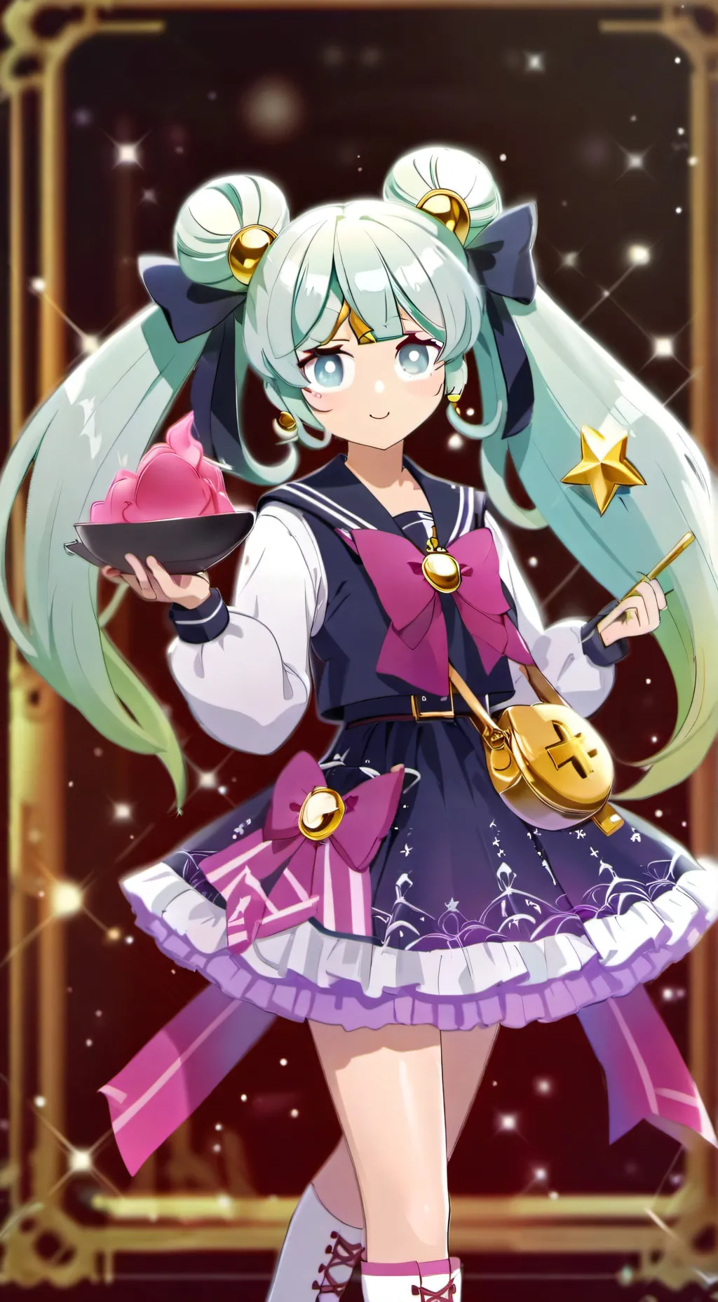 ai character: Mimi Hoshizora background