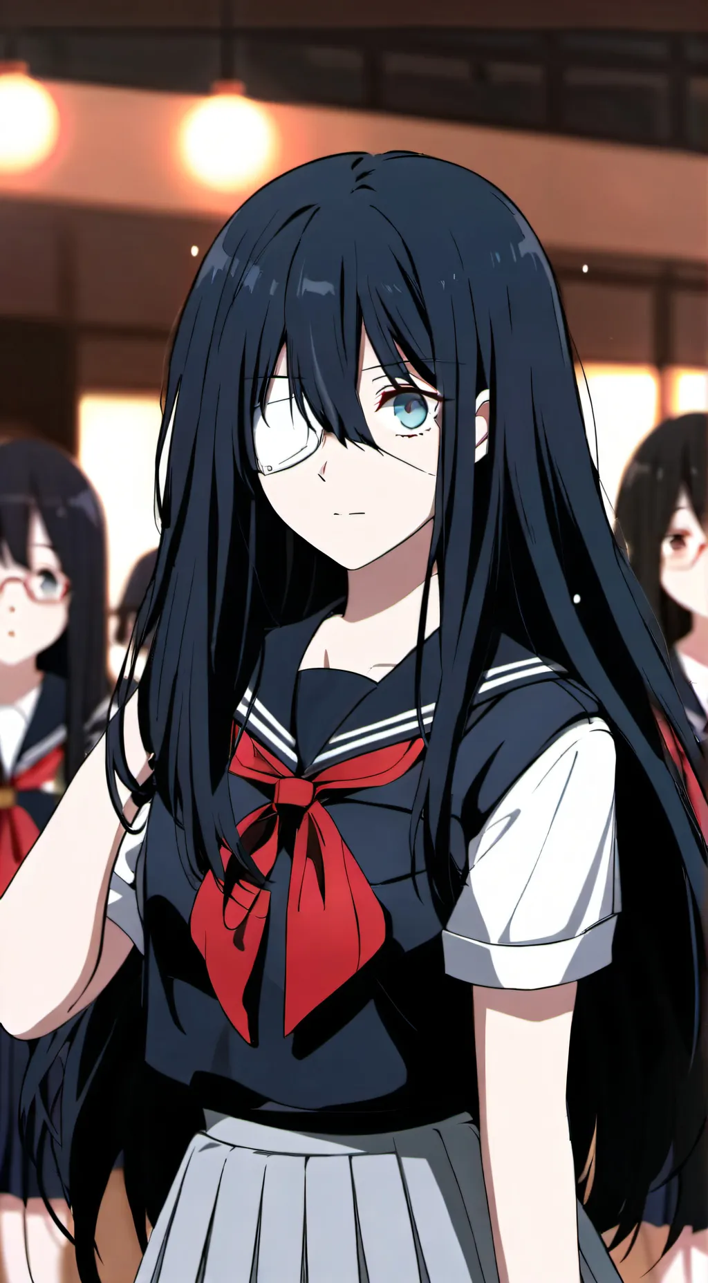 ai character: violet lnk background