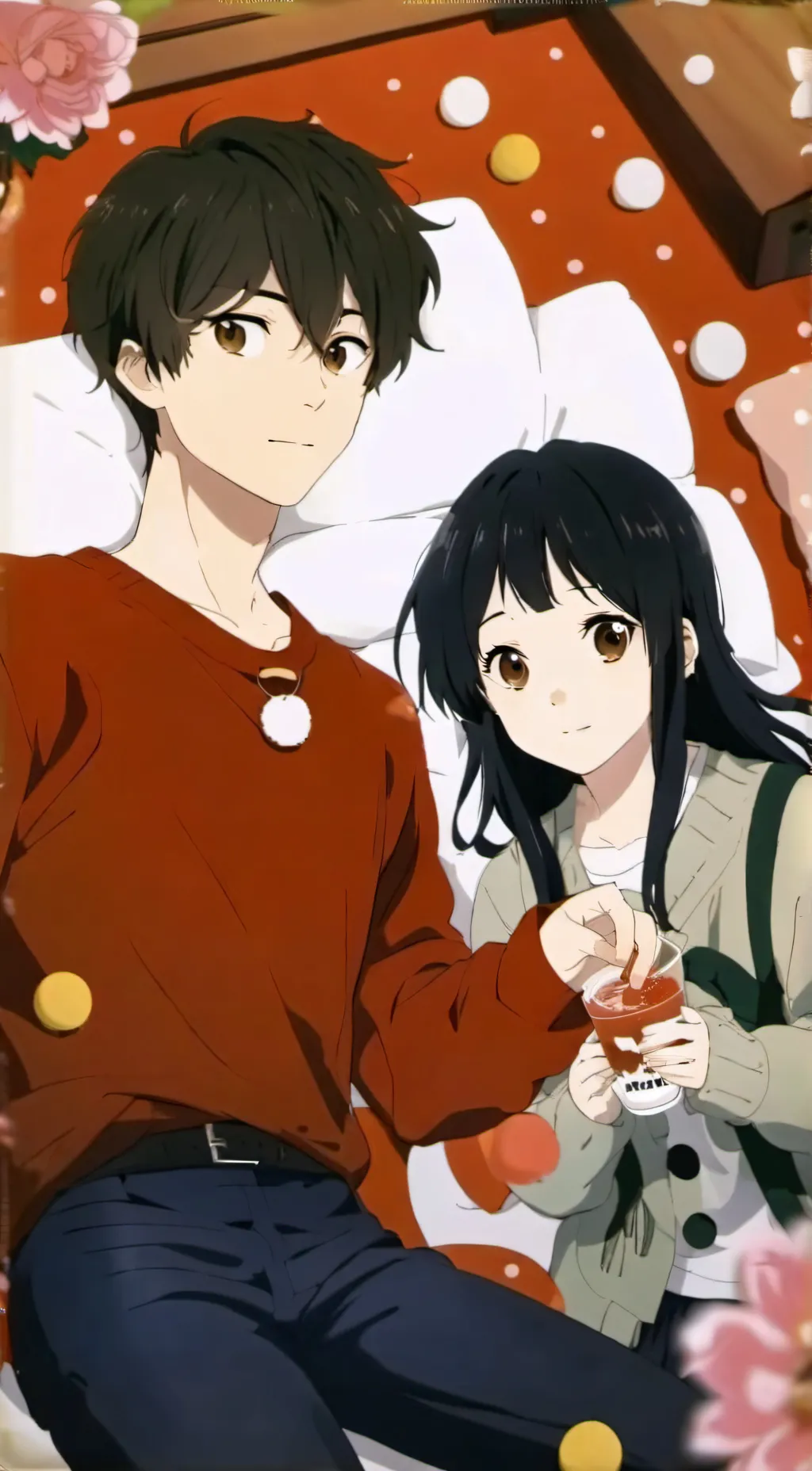 ai character: sleepover background