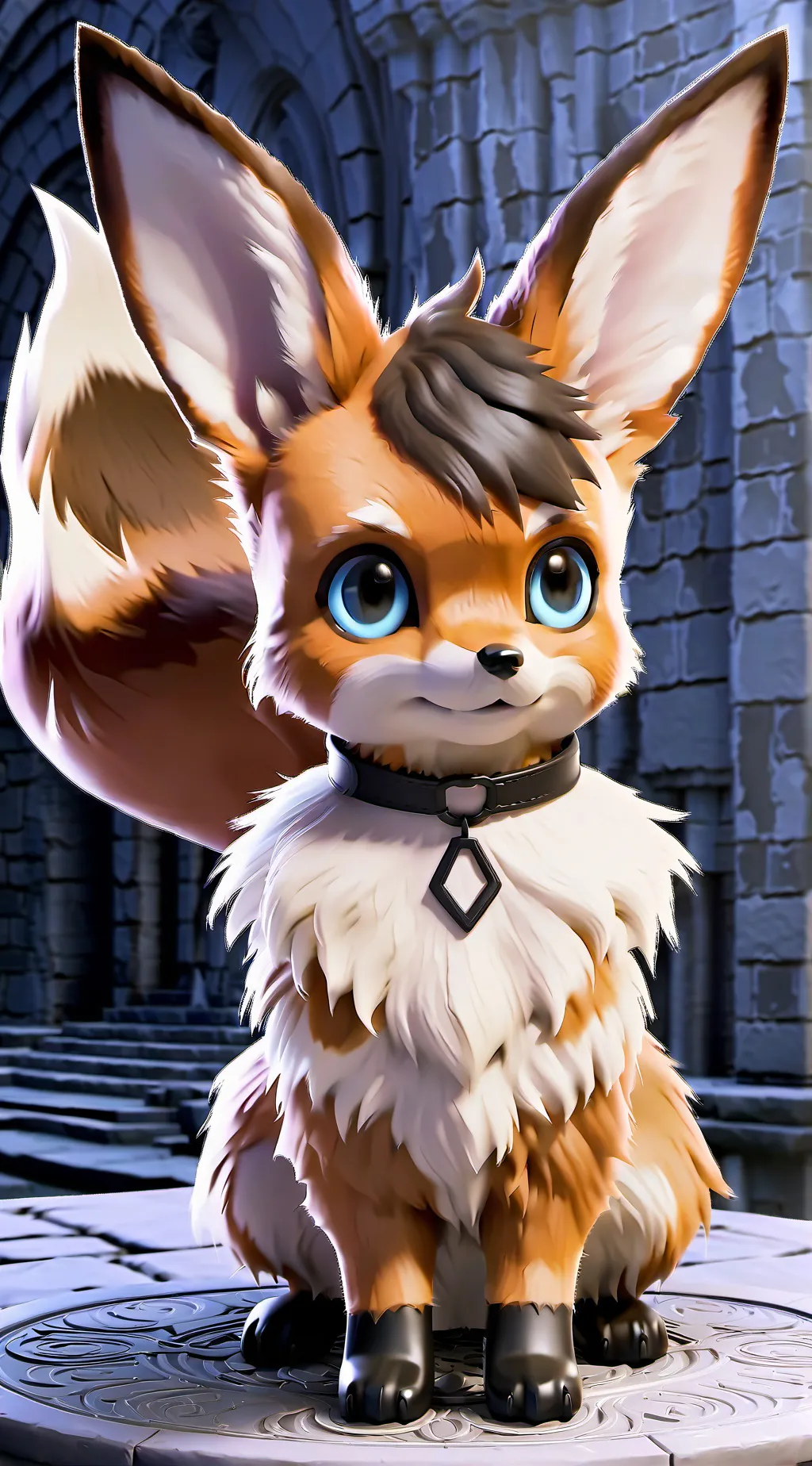 ai character: Eevee background