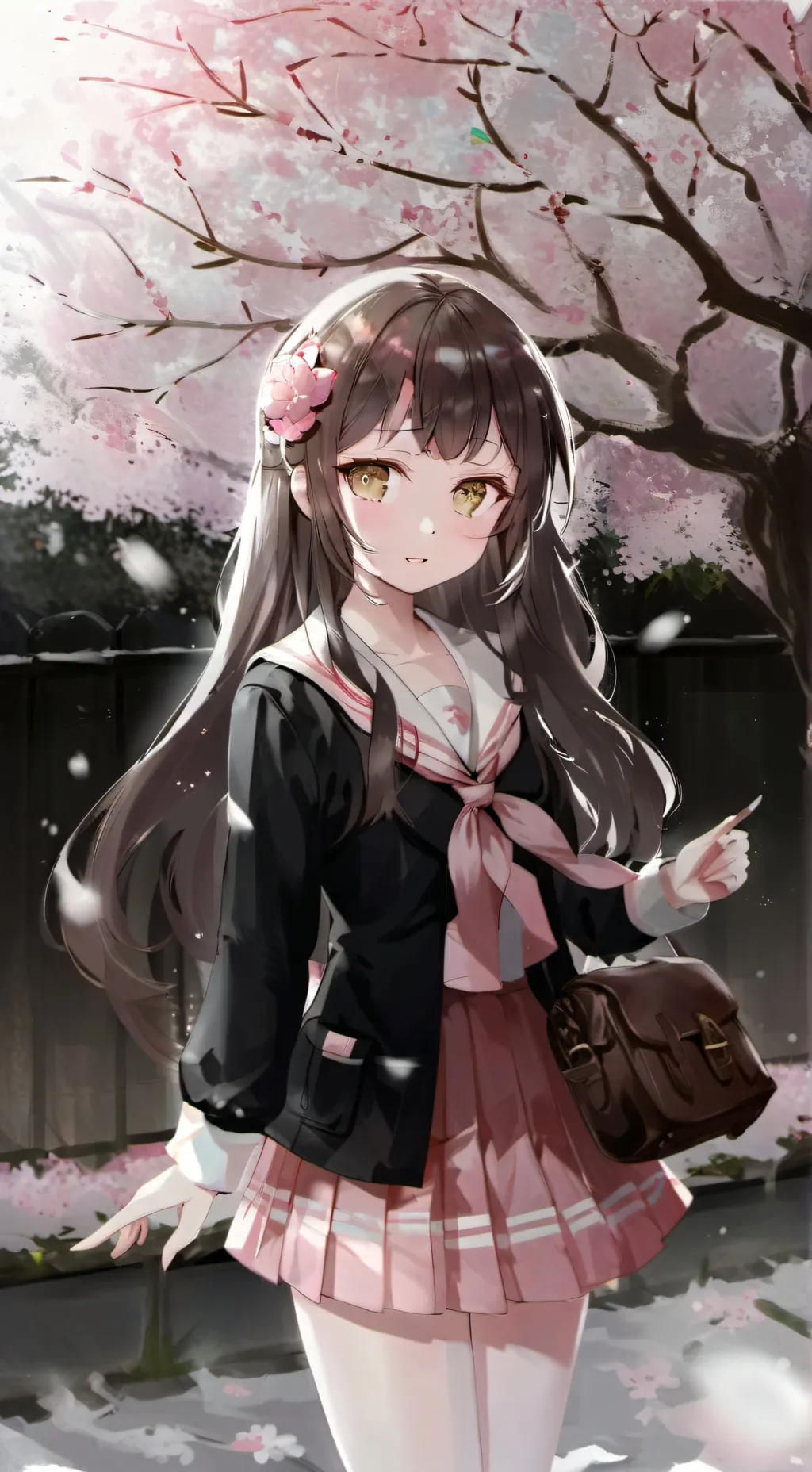 ai character: rose background