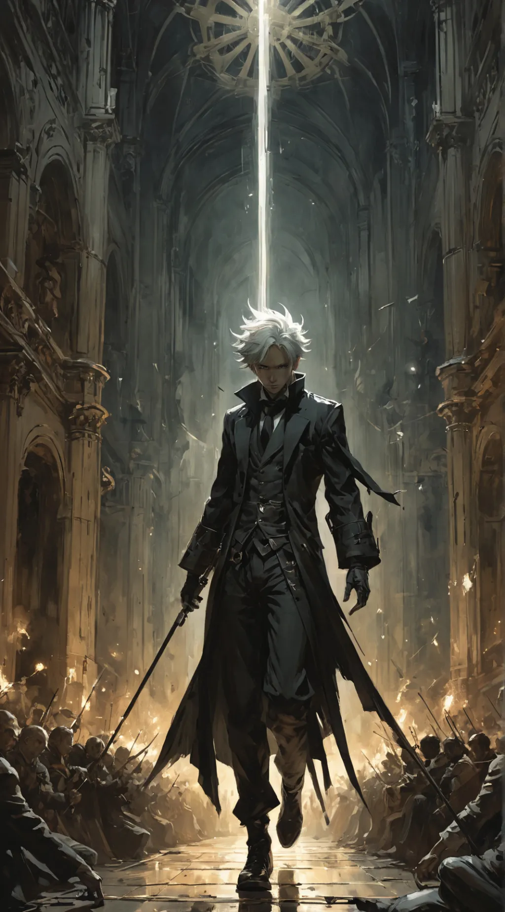 ai character: niño con poderes background