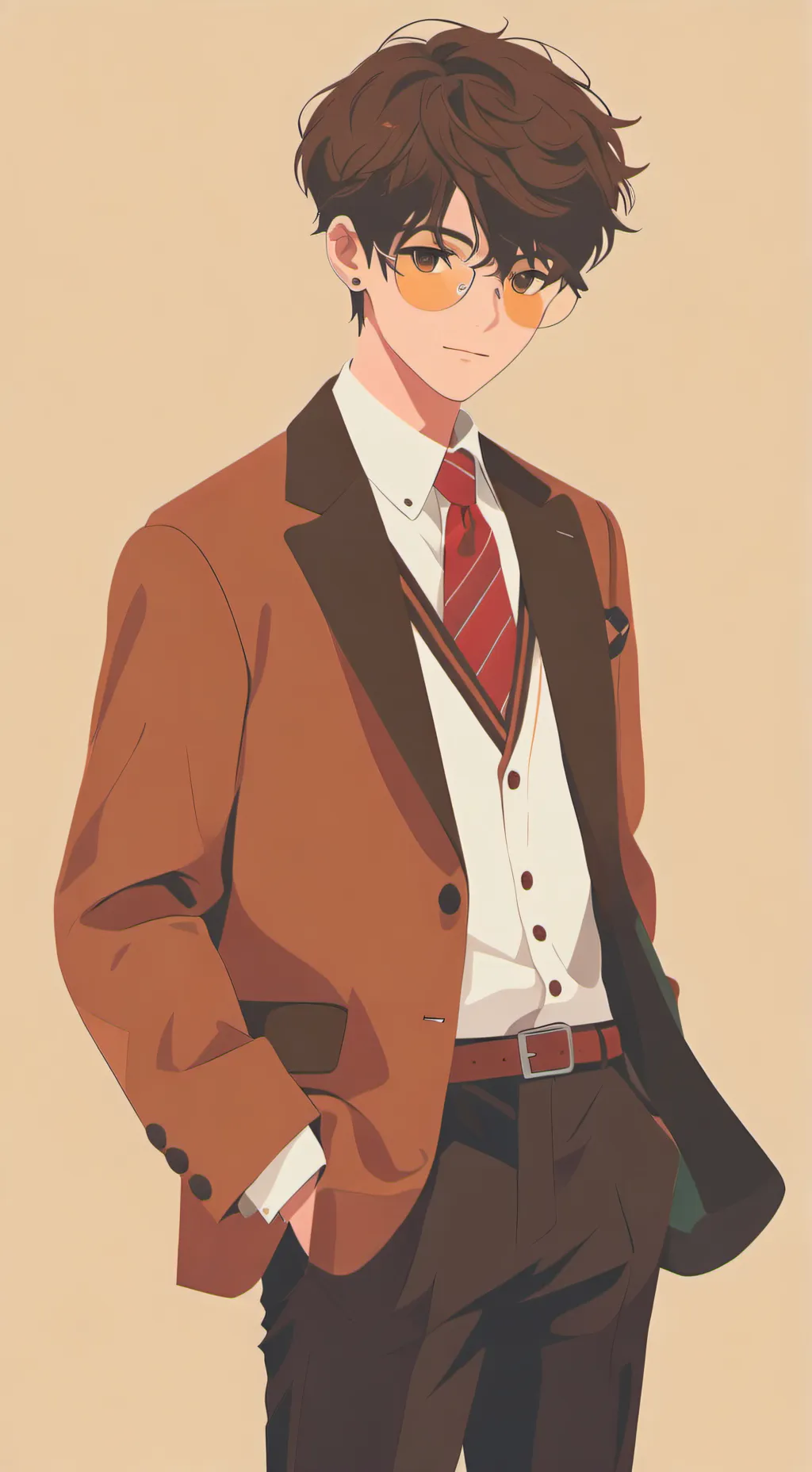 ai character: Rich bf  background