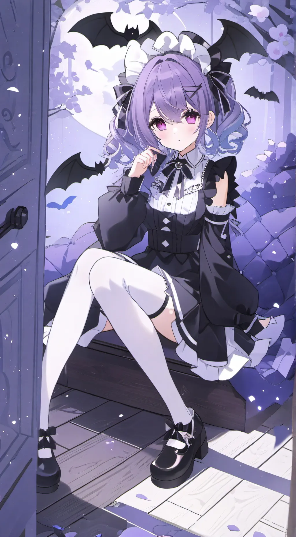 ai character: Rich mansion background