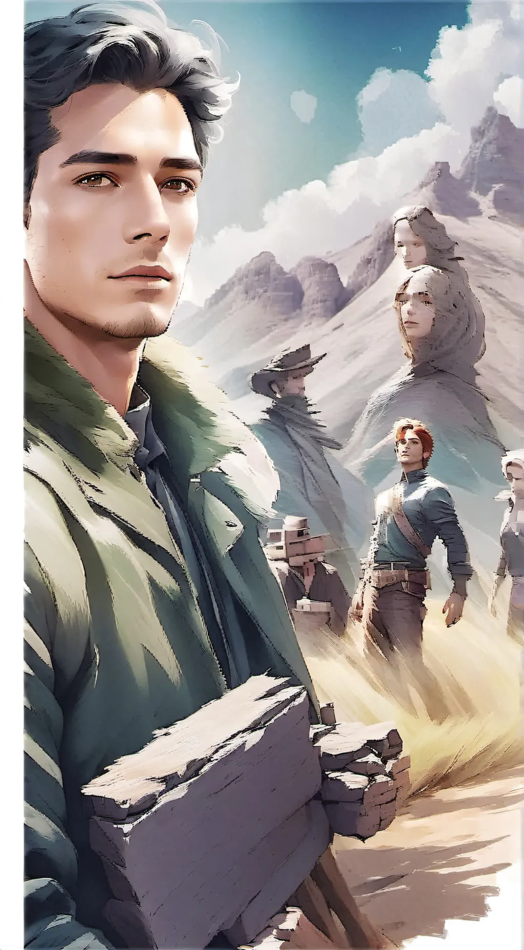 ai character: Roswell Ackerman  background