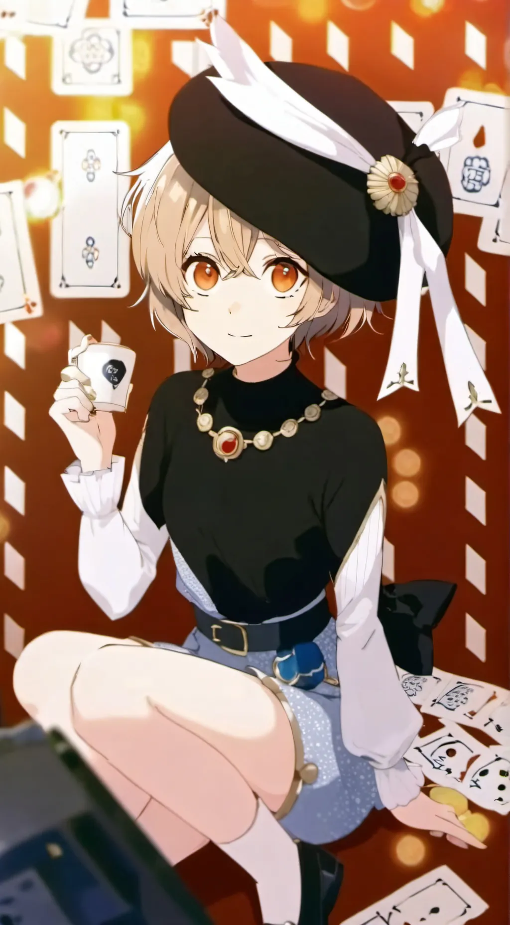 ai character: Isabella  background