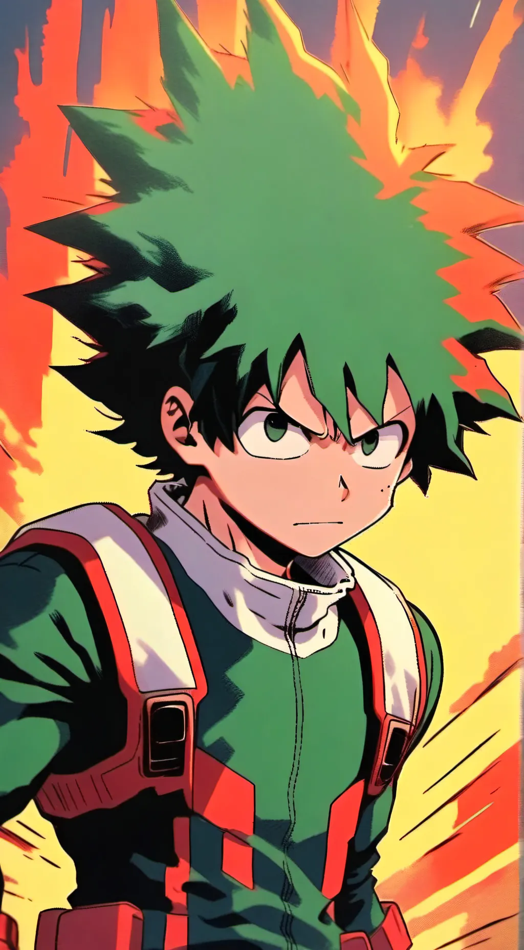 ai character: MHA Roast battle background
