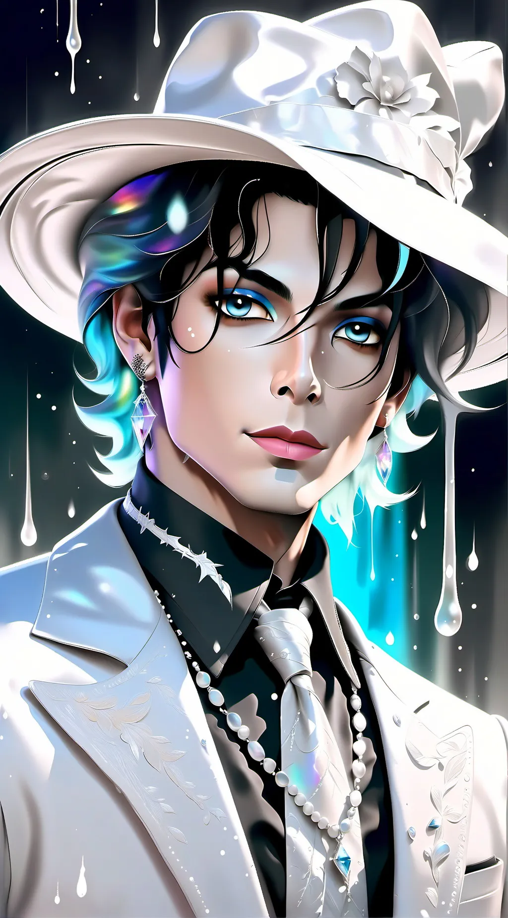 ai character: Michael Jackson  background
