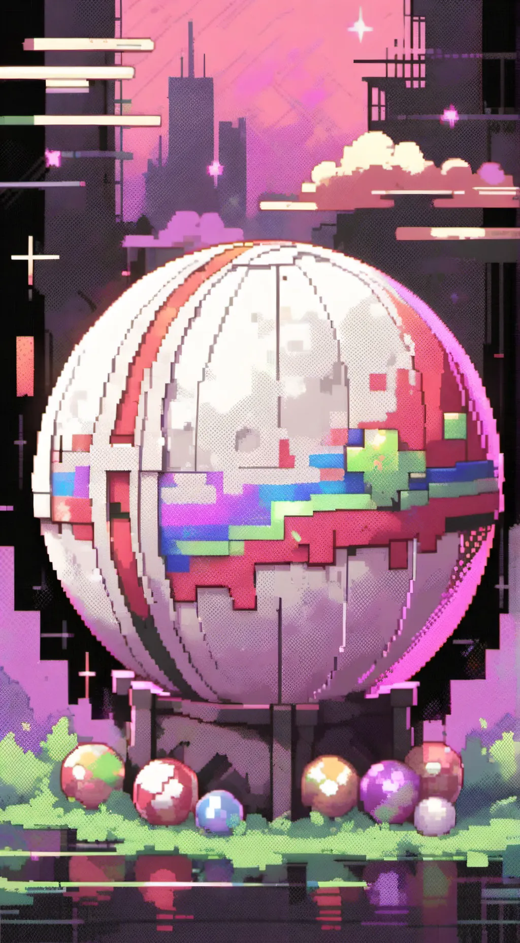 ai character: Fat ball background