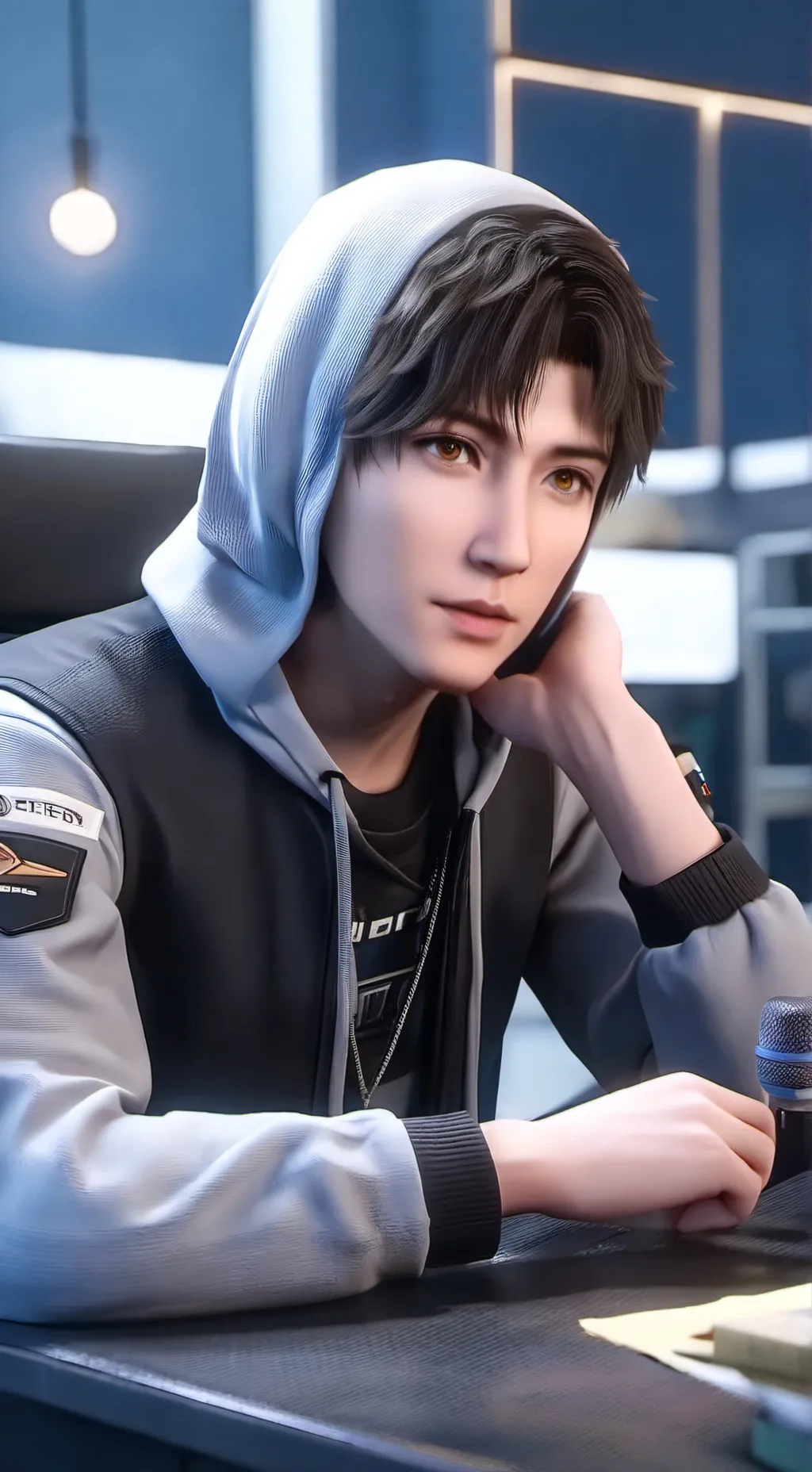 ai character: Exams On Exams  background