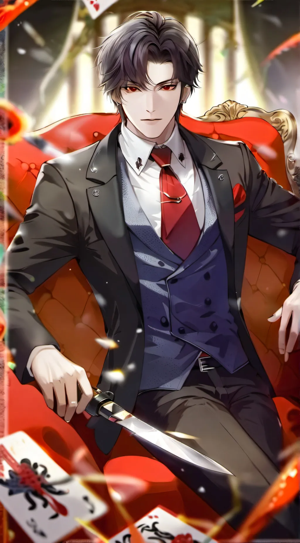 ai character: mafia boss background