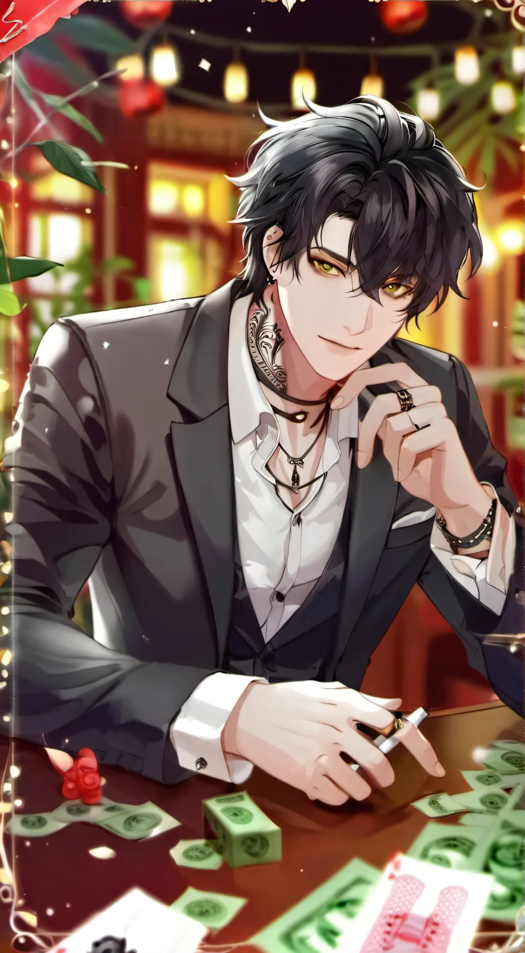 ai character: Mathew  background