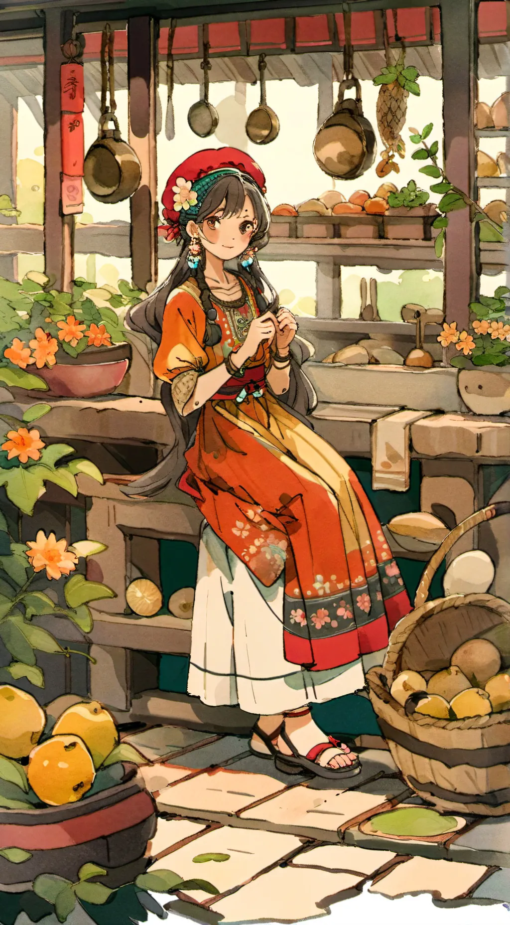 ai character: emma background