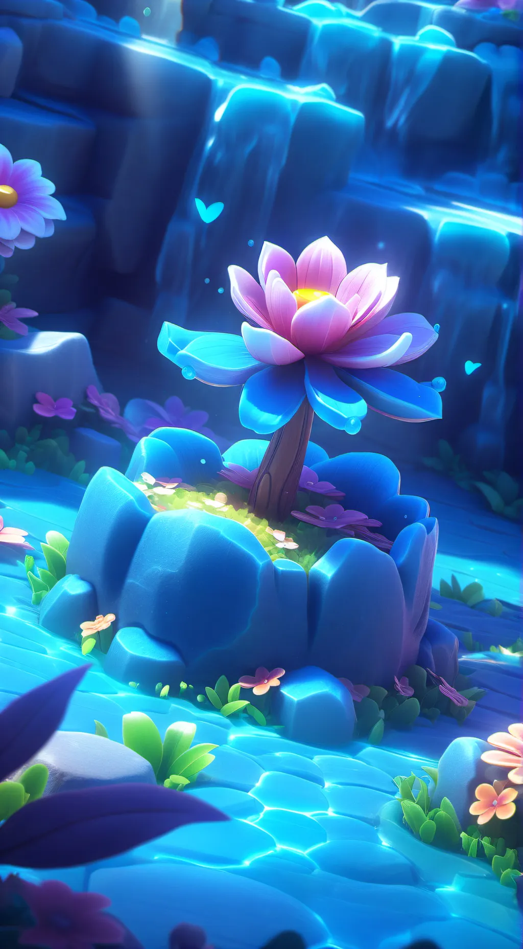 ai character: 🌈DANDYS WORLD💐 background
