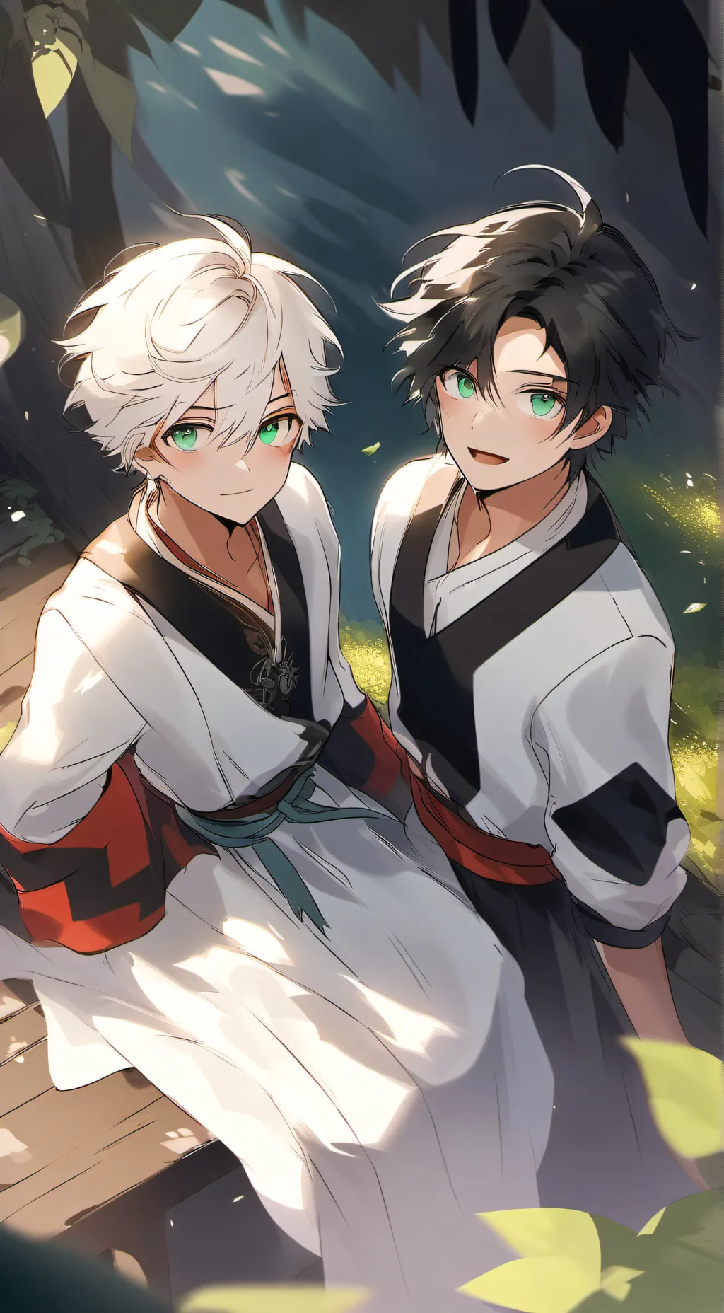 ai character: Harry x Draco background