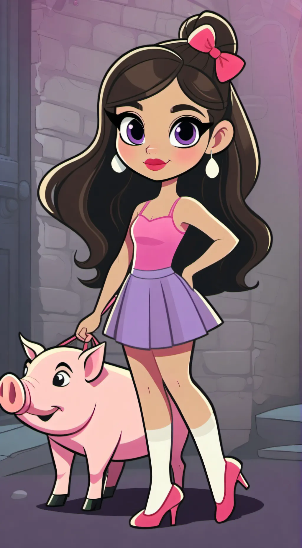 ai character: Mabel Pines background