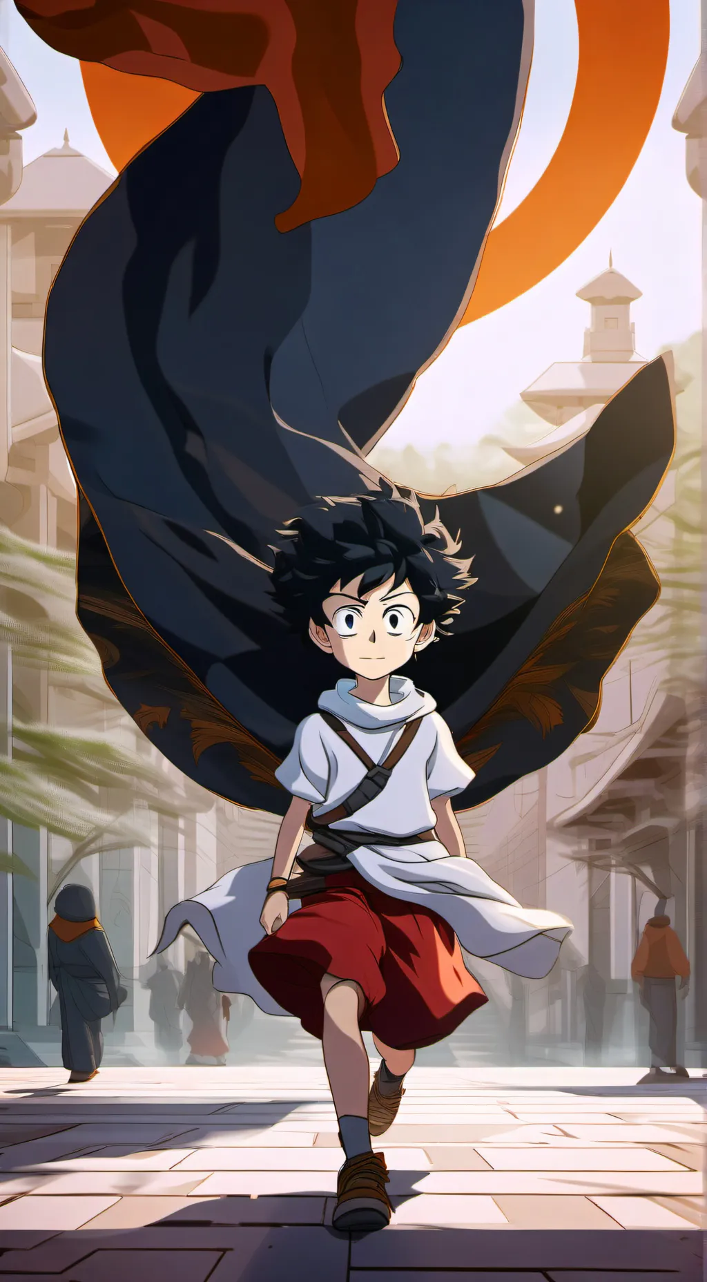 ai character: deku background