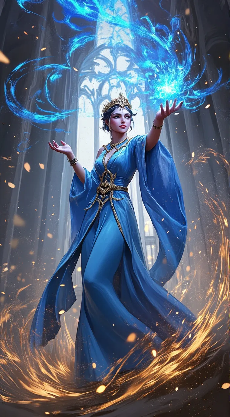 ai character: Evil queen  background