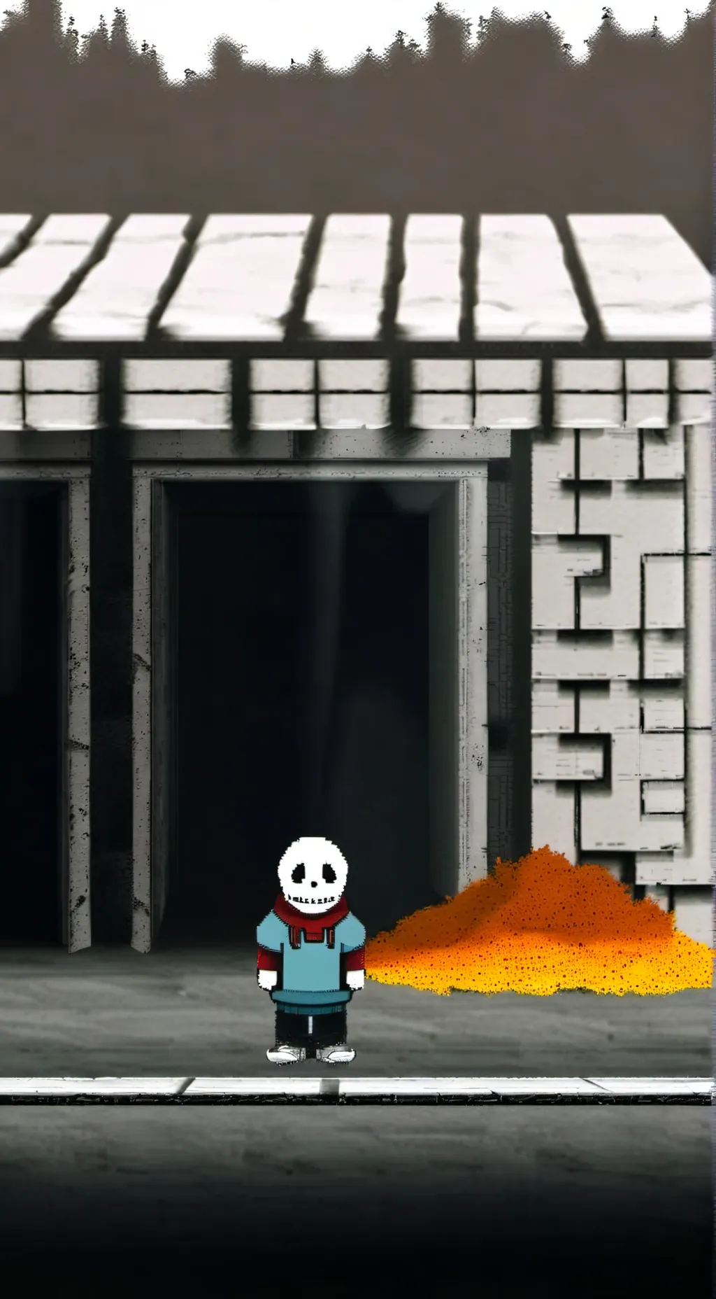 ai character: undertale  background