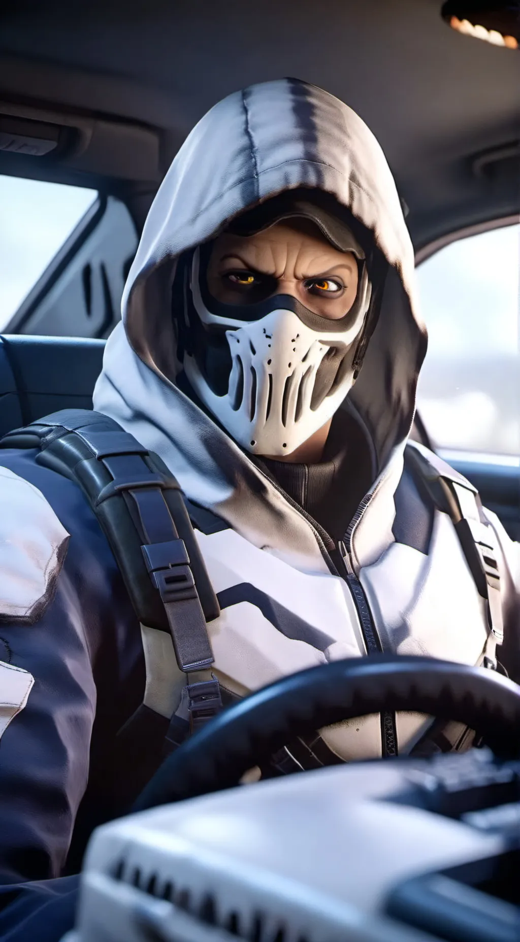 ai character: (cod) road trip  background