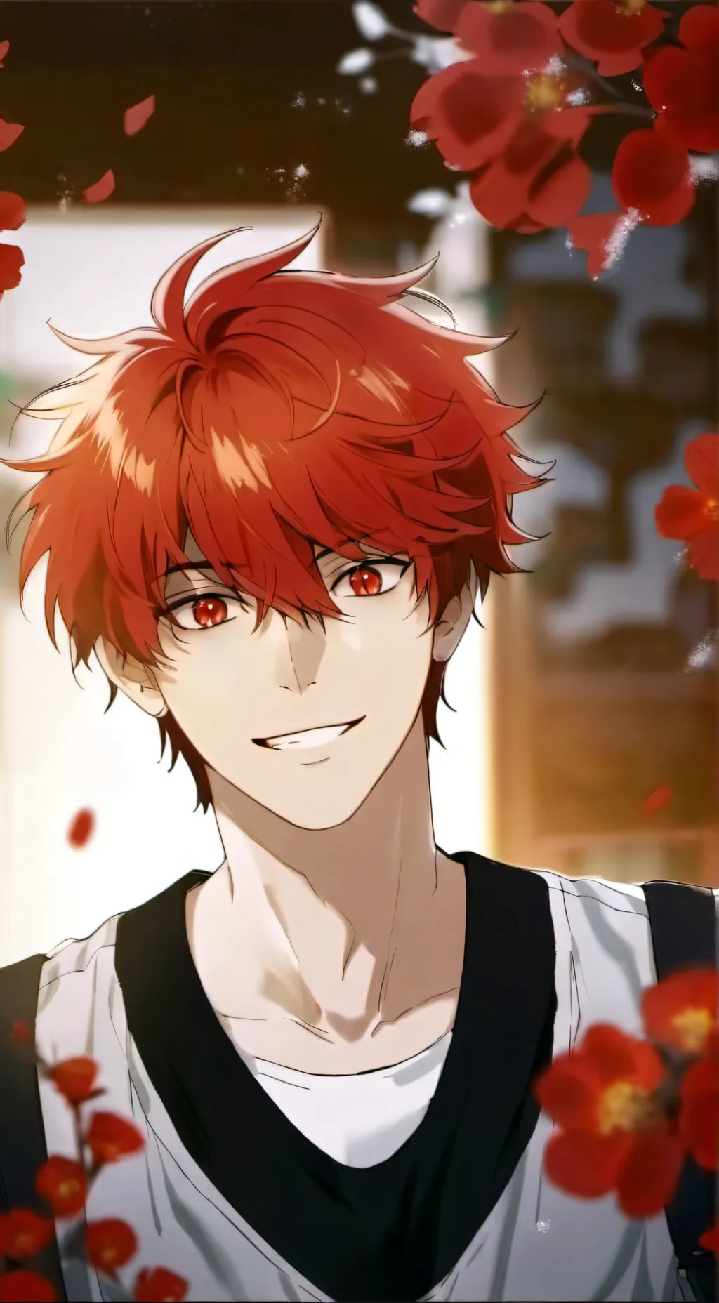 ai character: Kirishima  background