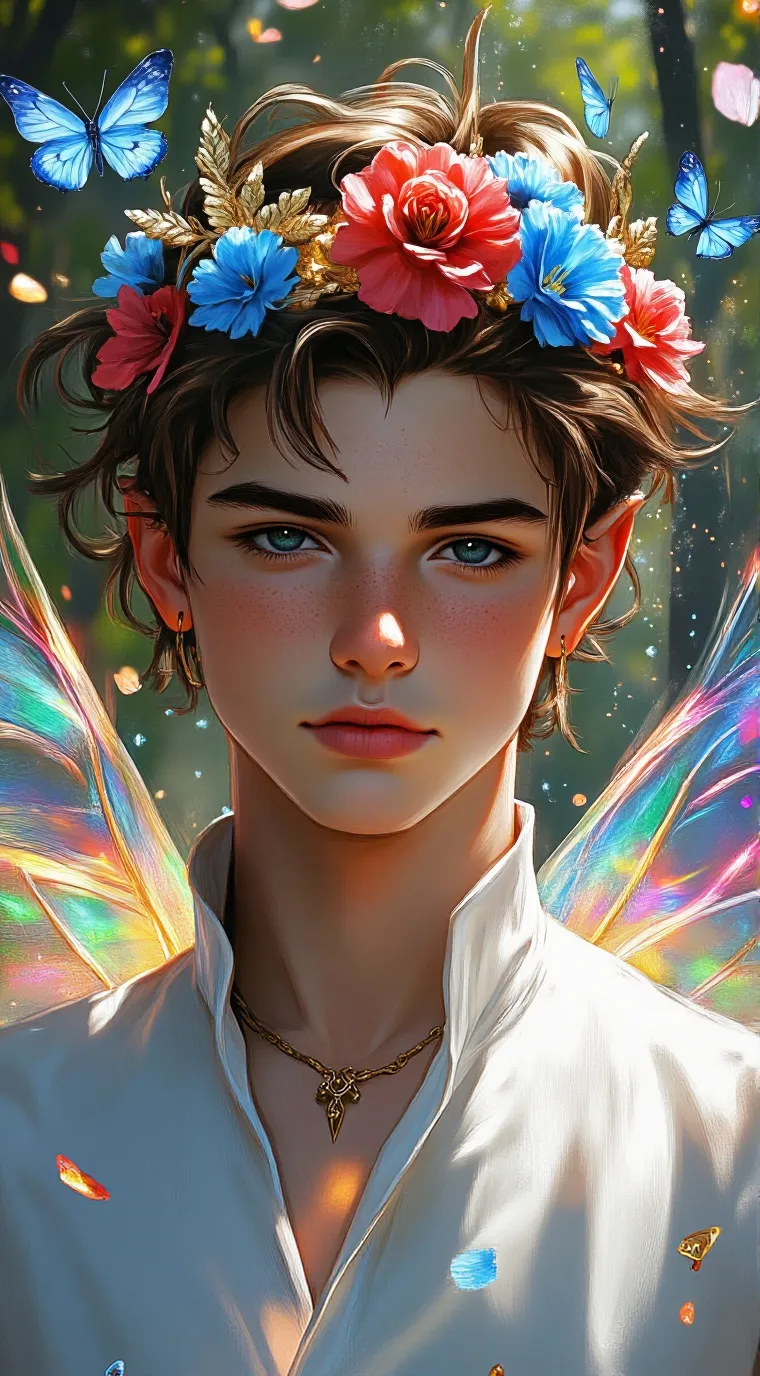 ai character: 🧚🏼‍♂️Oakley✨ background