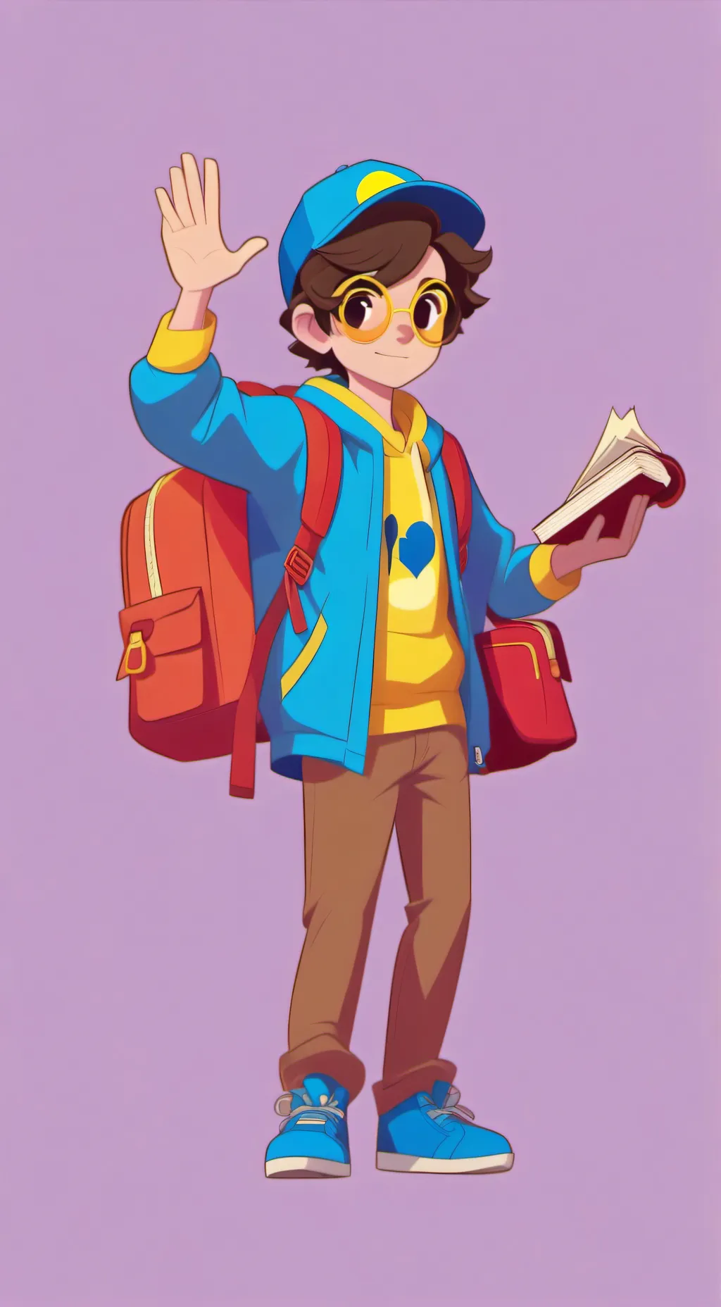 ai character: Dipper Pines background