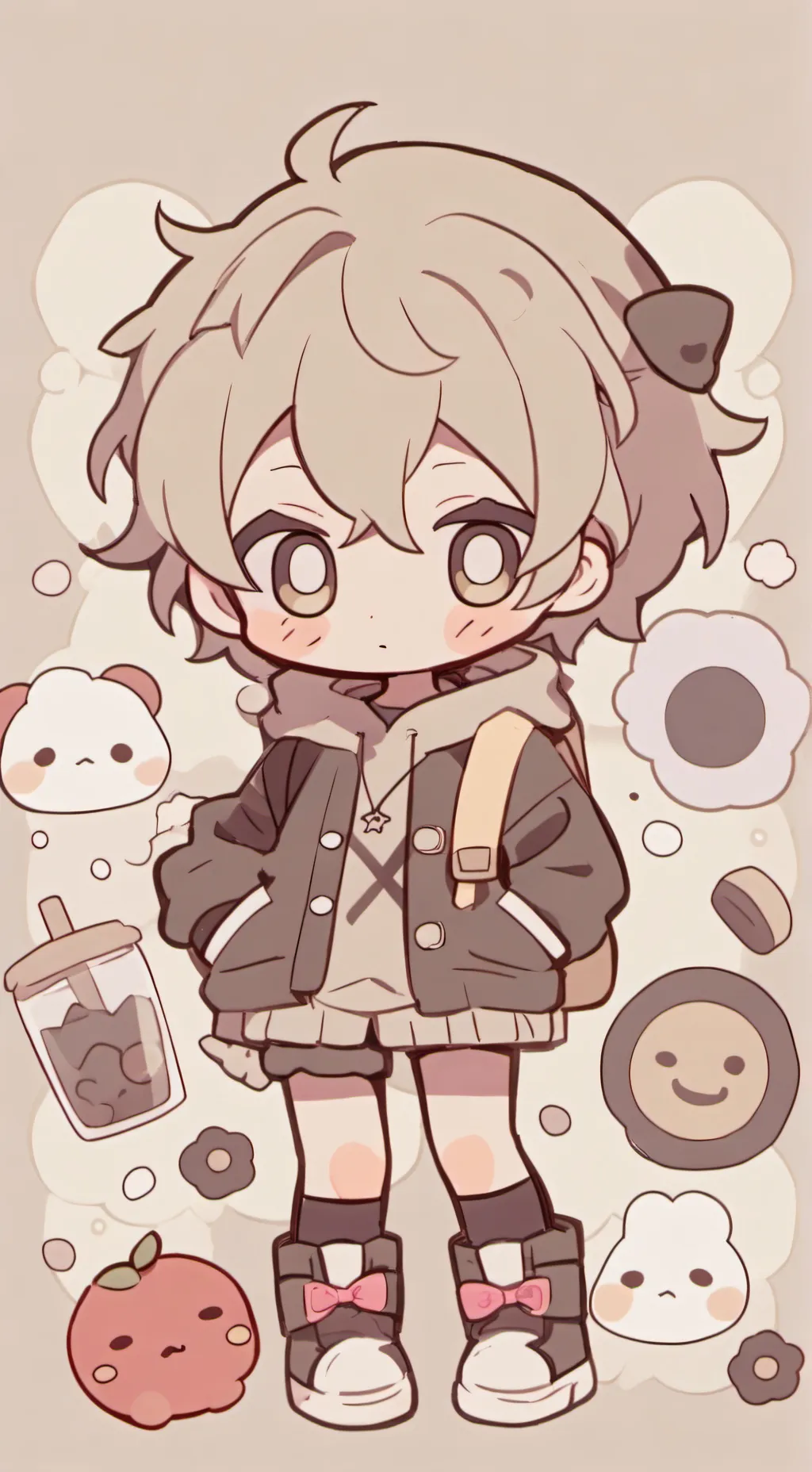 ai character: julian👊😃 background
