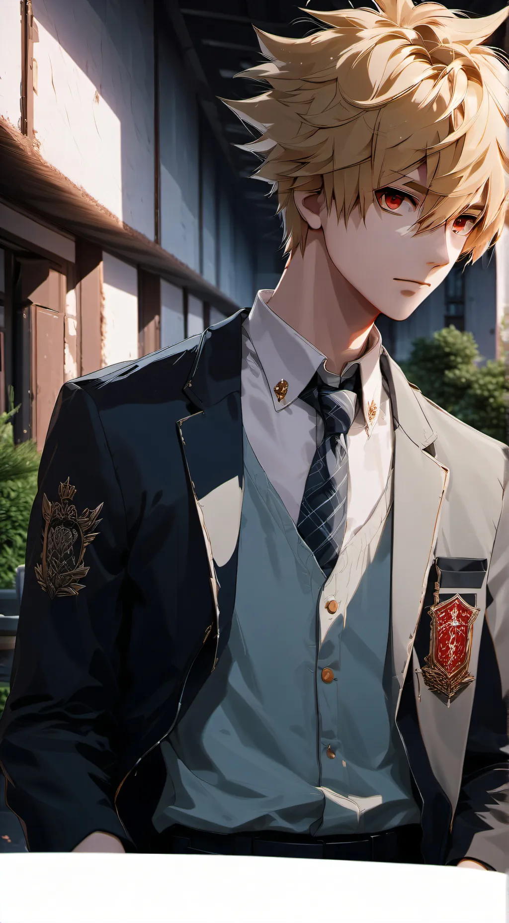 ai character: Bakugo background