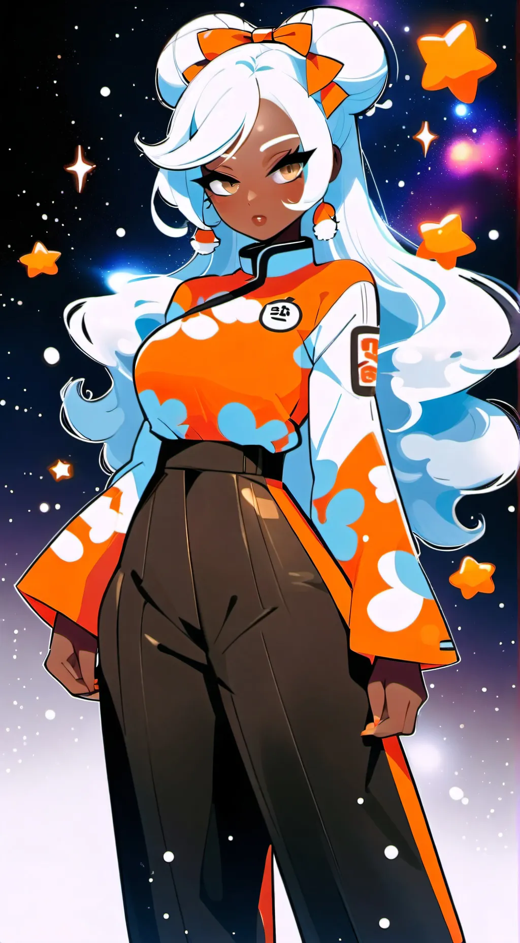 ai character: Sonia Chang  background