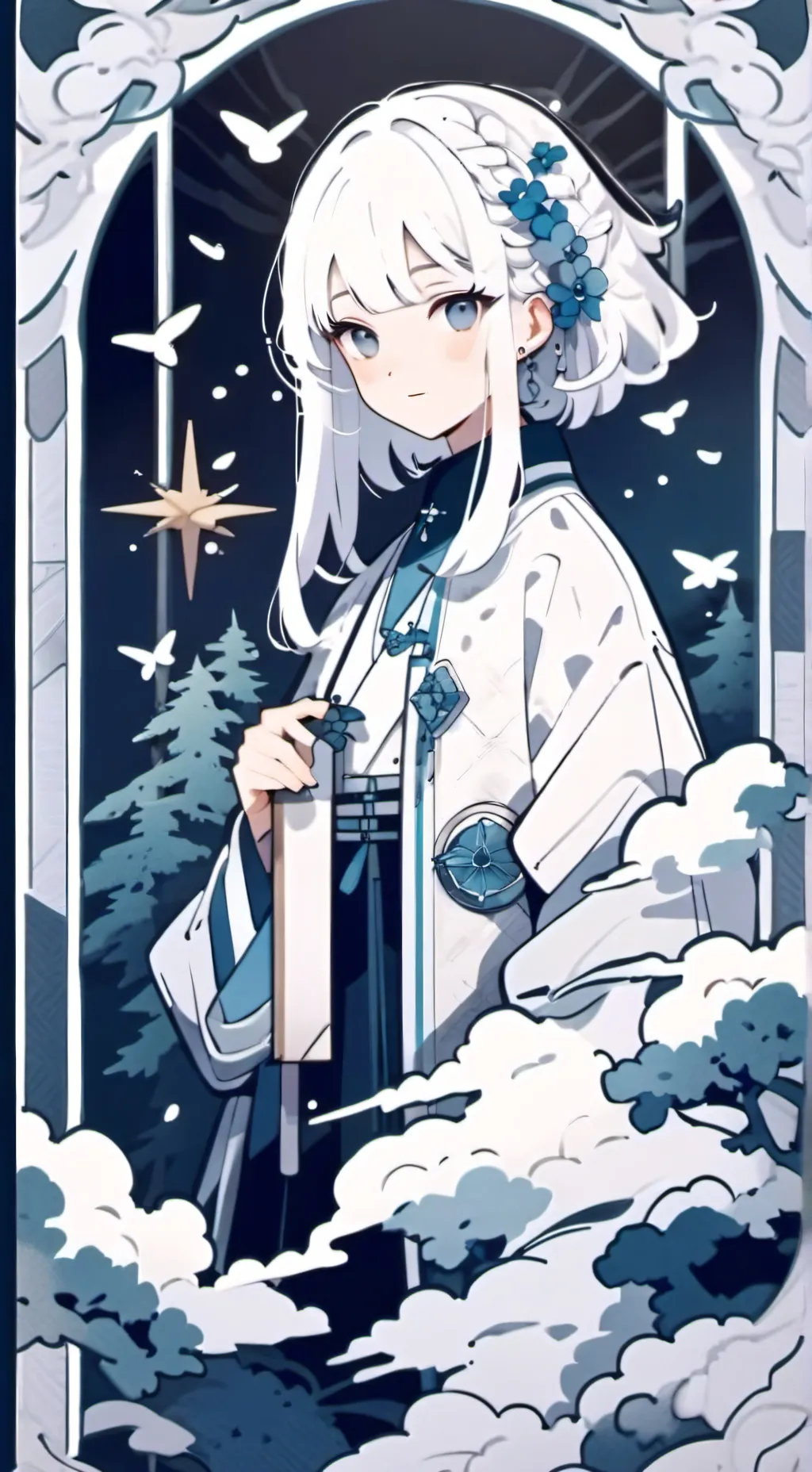 ai character: kny background