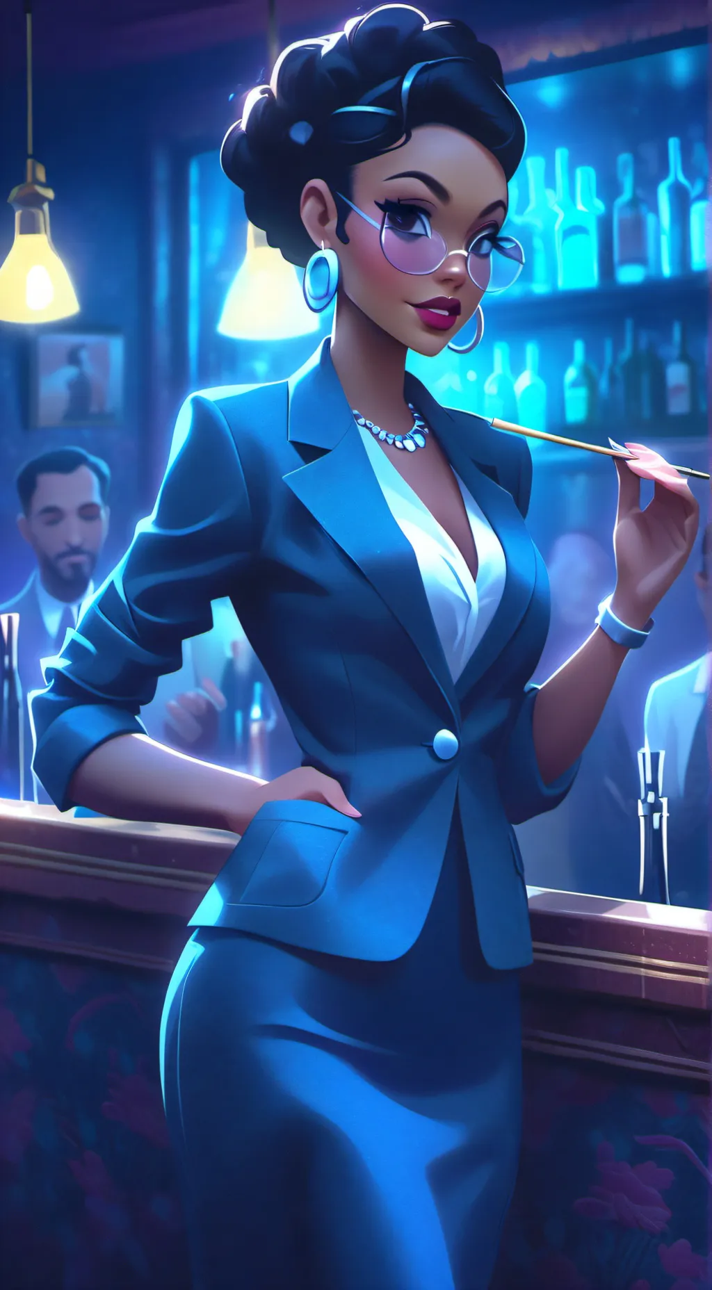 ai character: Daphine background